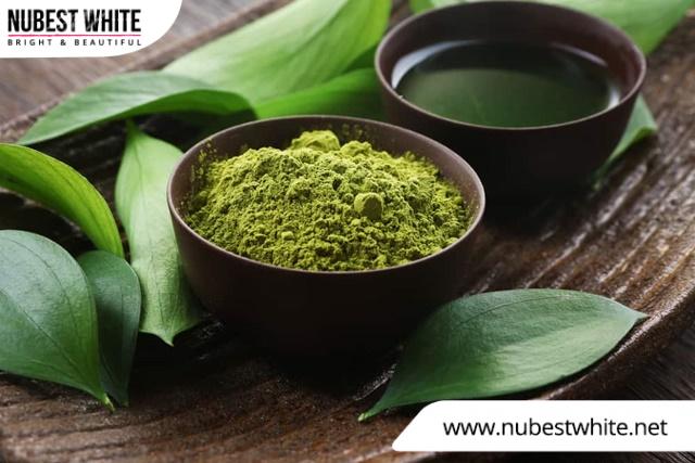 Tắm trắng da lưng bằng bột trà xanh mang lại tác dụng nhanh chóng