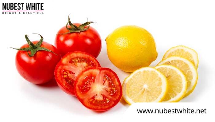 Mặt nạ chanh và cà chua hỗ trợ điều trị mụn, dưỡng trắng da